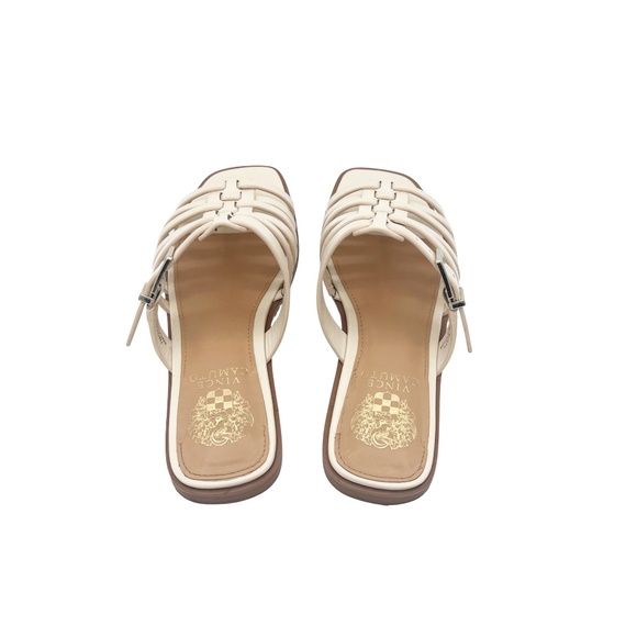 Vince Camuto Lemenda Sandal - Free Shipping | DSW Vince Camuto Women\'s Lemenda Flat Sandal Size 7M Warm Vanilla